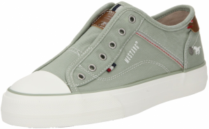 MUSTANG Slip-on obuv  hnedá / pastelovo zelená / červená / biela