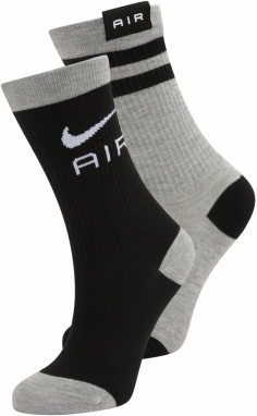 Nike Sportswear Ponožky 'Everyday Essentials'  sivá / čierna