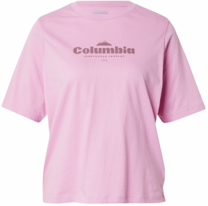 COLUMBIA Funkčné tričko 'North Cascades'  fialová / čierna