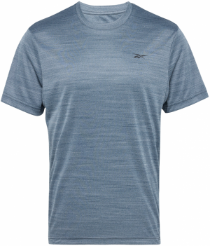 Reebok Funkčné tričko 'ATHLETE 2.0'  modrá melírovaná / čierna