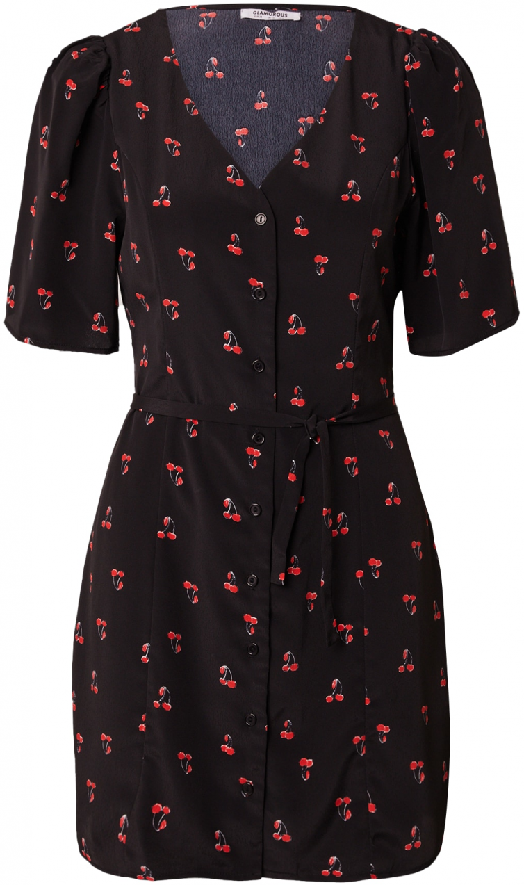 GLAMOROUS Šaty  červená / čierna