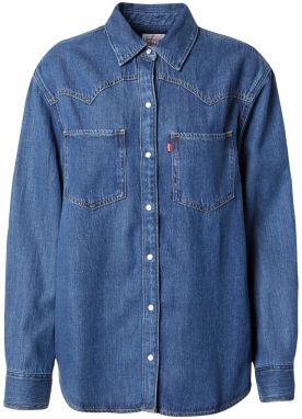 LEVI'S ® Blúzka 'Teodora Western Shirt'  modrá denim