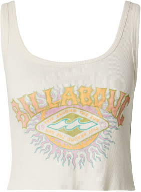 BILLABONG Top 'NATURAL HIGH'  sivobéžová / kiwi / orgovánová / oranžová