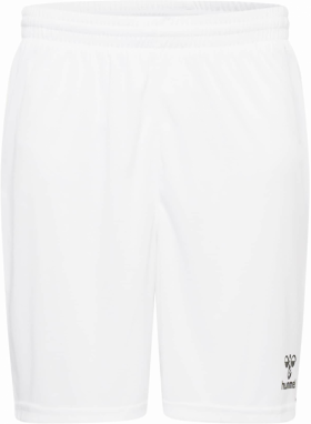 Hummel Športové nohavice 'AUTHENTIC'  čierna / biela