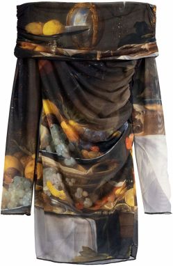 Bershka Šaty  zelená / oranžová / čierna