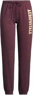 AÉROPOSTALE Nohavice  béžová / broskyňová / burgundská