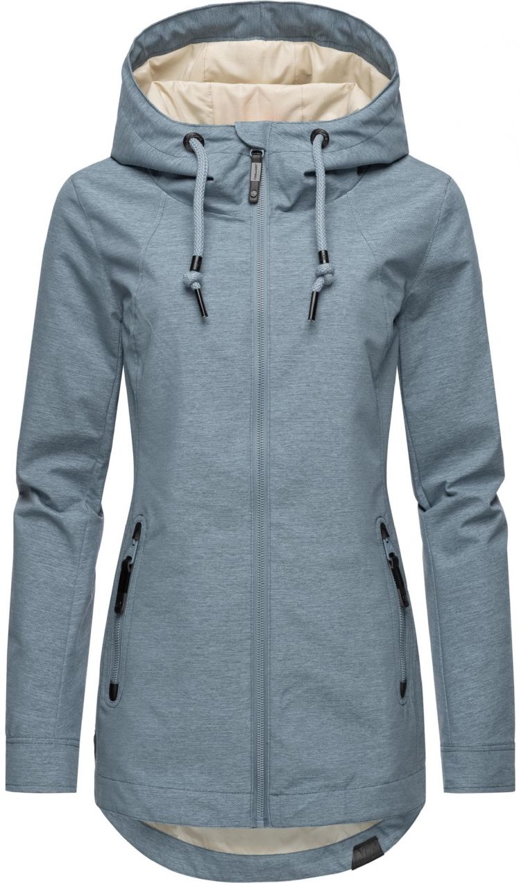 Ragwear Prechodná bunda 'Zuzka'  dymovo modrá