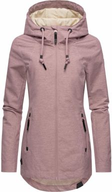 Ragwear Prechodná bunda 'Zuzka'  svetlofialová / čierna