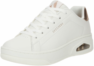 SKECHERS Nízke tenisky 'Uno'  ružové zlato / biela