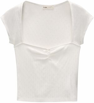 Pull&Bear Tričko  nebielená