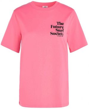 O'NEILL Tričko 'Future Surf Society'  ružová / čierna