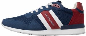 JACK & JONES Nízke tenisky 'Stellar'  tmavomodrá / červená / biela