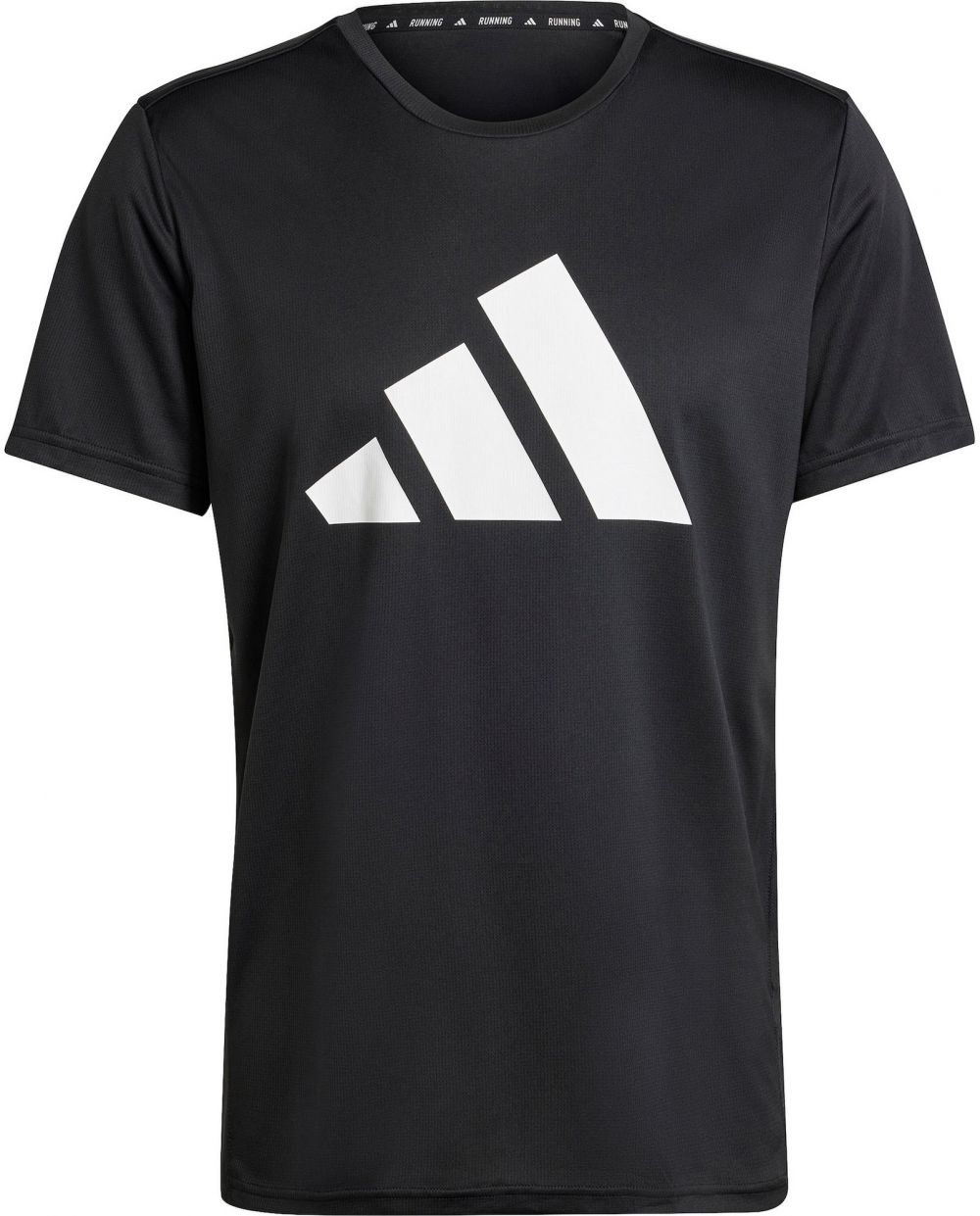 ADIDAS PERFORMANCE Funkčné tričko 'Run it'  čierna / biela