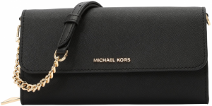 MICHAEL Michael Kors Listová kabelka  čierna