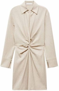 MANGO Šaty 'Julinda'  piesková