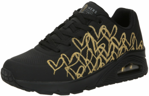 SKECHERS Nízke tenisky 'Uno'  zlatá žltá / čierna