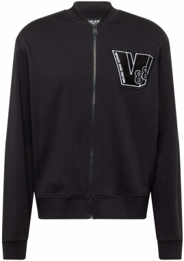 Versace Jeans Couture Tepláková bunda  čierna / biela