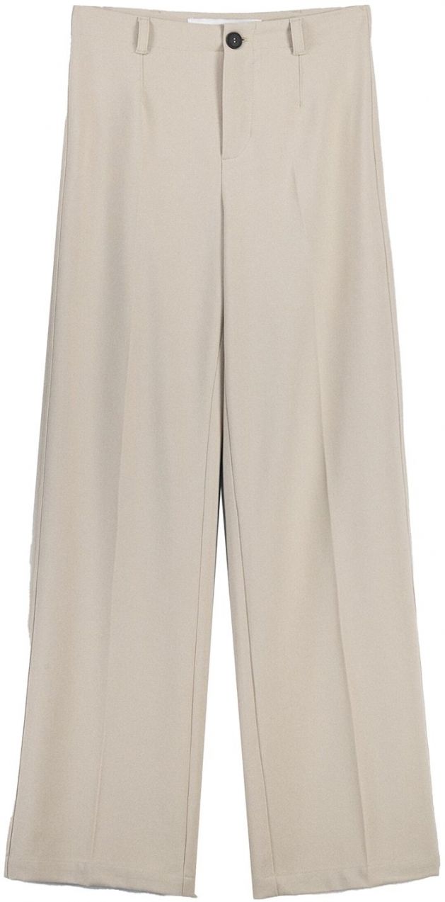 Bershka Nohavice s pukmi  tmelová