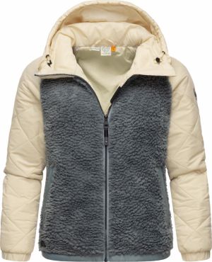 Ragwear Funkčná flisová bunda 'Leeloo'  sivá / čierna
