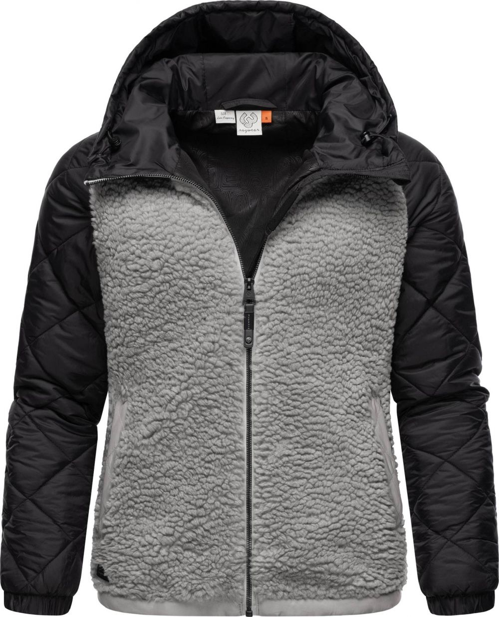 Ragwear Funkčná flisová bunda 'Leeloo'  krémová / tmavosivá