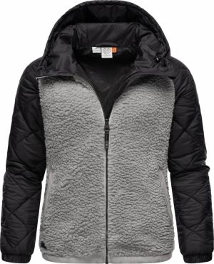 Ragwear Funkčná flisová bunda 'Leeloo'  krémová / tmavosivá