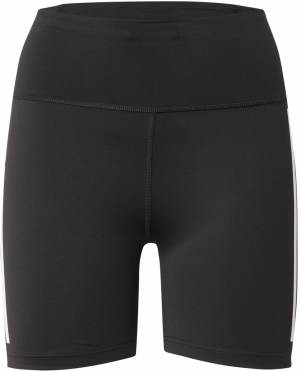 ADIDAS PERFORMANCE Športové nohavice 'Dailyrun 3-stripes 5-inch'  čierna / biela