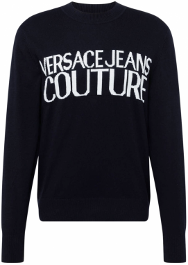 Versace Jeans Couture Sveter  čierna / biela