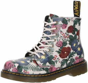 Dr. Martens Čižmy '1460'  jedľová / eozín / ohnivo červená / biela