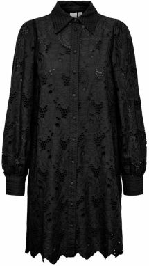 Y.A.S Košeľové šaty 'TEALA'  čierna