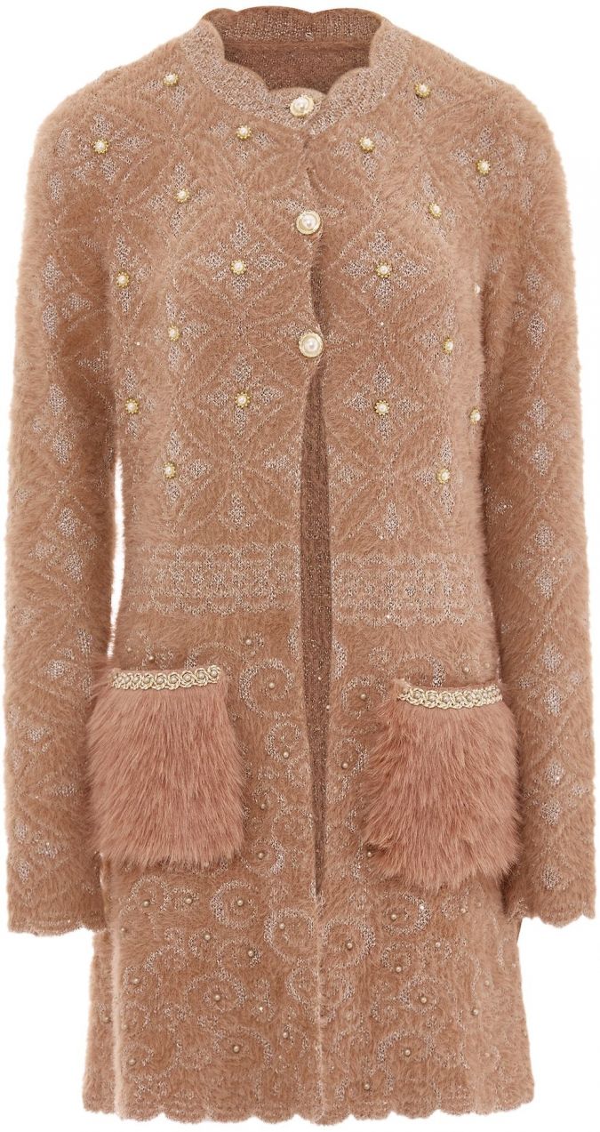 faina Kardigán  ružová / staroružová