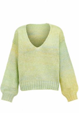 MYMO Sveter  limetková / limetová / mätová / svetlozelená