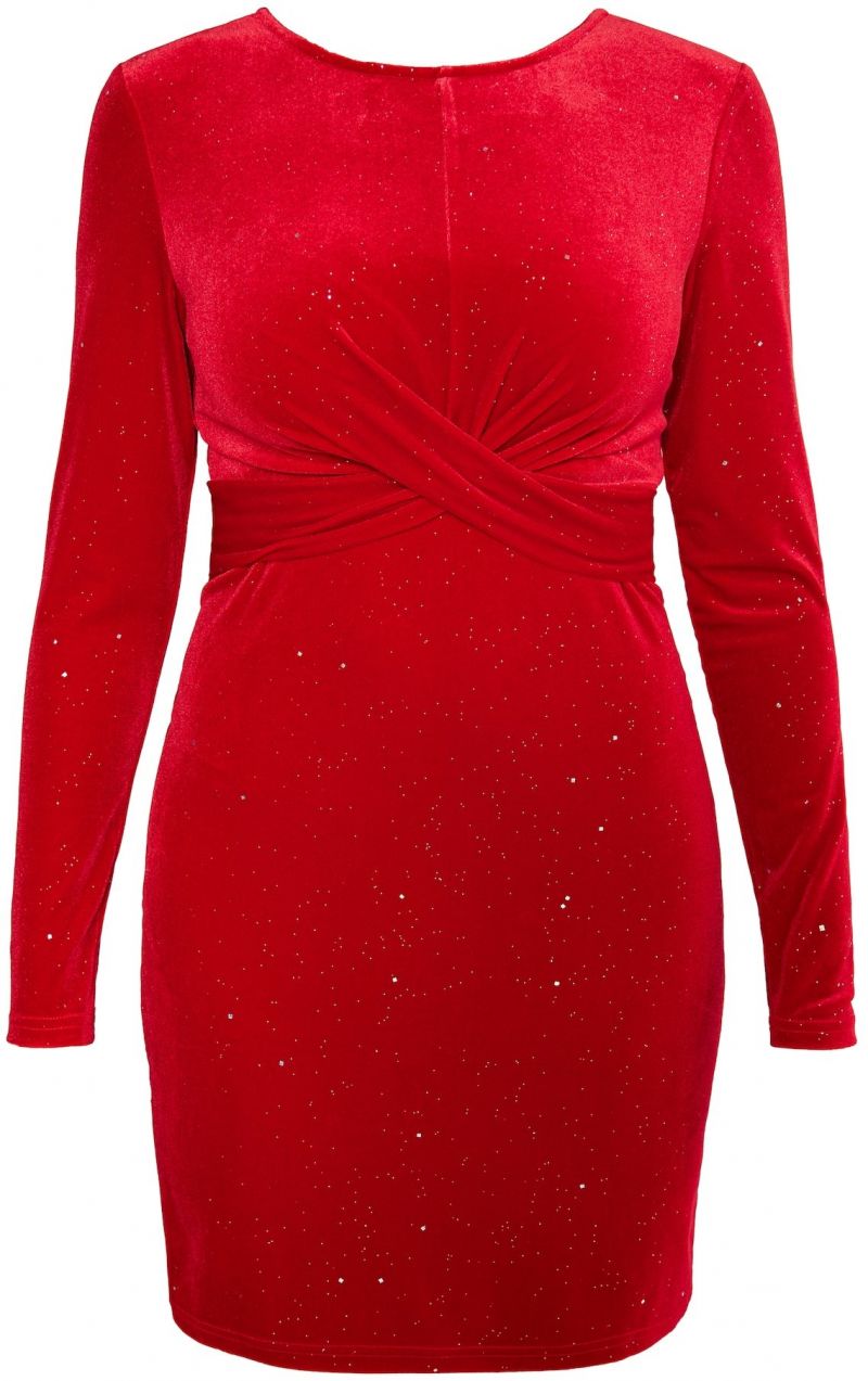 faina Šaty  červená