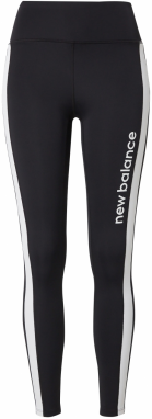 new balance Športové nohavice  čierna / biela