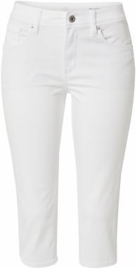 QS Džínsy  biely denim