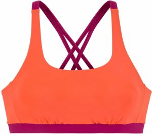 s.Oliver Bikinový top 'Yella'  farba lesného ovocia / neónovo oranžová