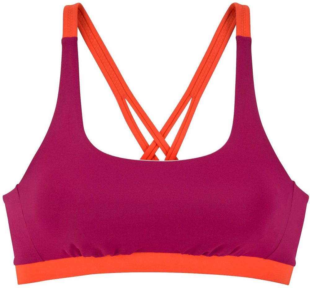 s.Oliver Bikinový top 'Yella'  homárová / purpurová