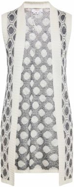 usha FESTIVAL Pletená vesta  námornícka modrá / biela