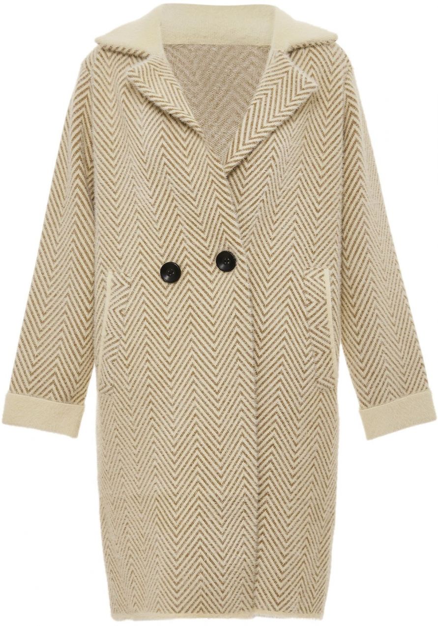 RISA Kardigán  béžová / hnedá