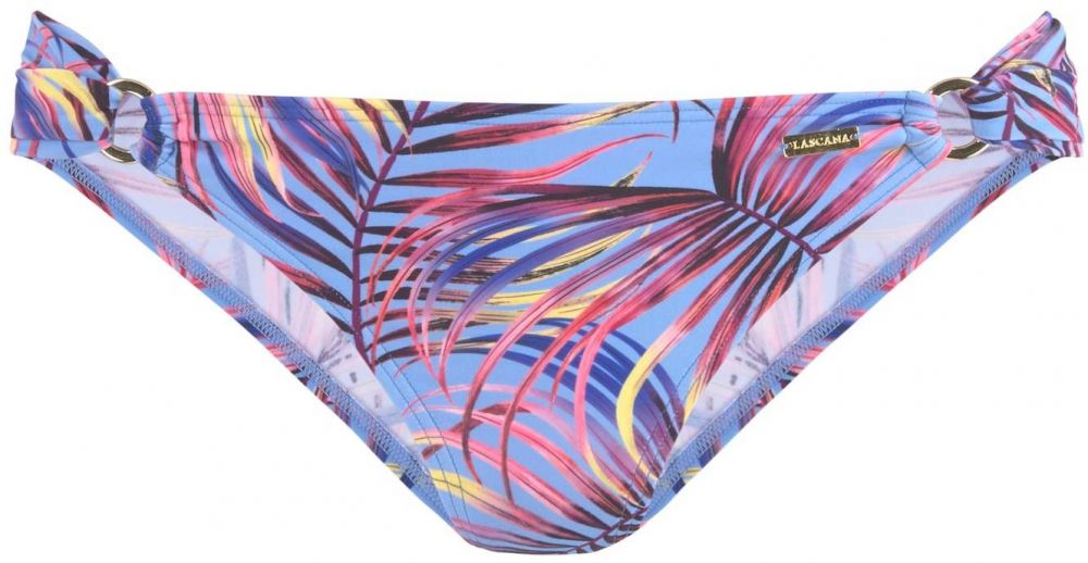 LASCANA Bikinové nohavičky 'Breese'  nebesky modrá / svetložltá / baklažánová / svetloružová