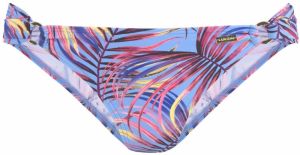 LASCANA Bikinové nohavičky 'Breese'  nebesky modrá / svetložltá / baklažánová / svetloružová