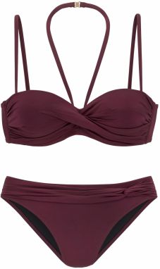 LASCANA Bikiny  vínovo červená