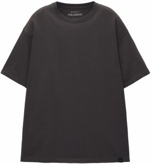 Pull&Bear Tričko  antracitová