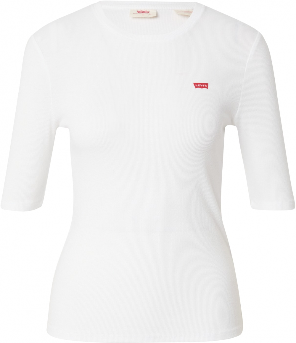 LEVI'S ® Tričko 'Luca'  červená / biela