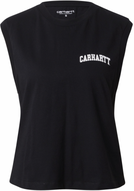 Carhartt WIP Top 'University'  čierna / biela