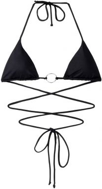 Bershka Bikinový top  čierna