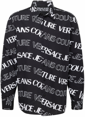 Versace Jeans Couture Košeľa  čierna / biela