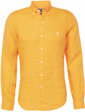Polo Ralph Lauren Košeľa  oranžová / biela