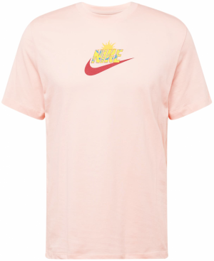 Nike Sportswear Tričko 'SPRING BREAK SUN'  modrá / žltá / koralová / červená