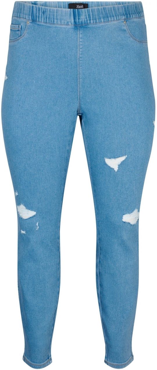 Zizzi Jeggings 'Jtalia'  svetlomodrá