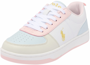 Polo Ralph Lauren Tenisky 'POLO COURT II'  svetložltá / mätová / ružová / biela